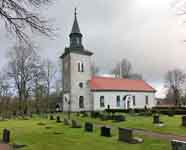 Grolanda kyrka värms idag upp med direktverkande el fördelat på elvärme under bänkar, i kor samt runt om i kyrkan.